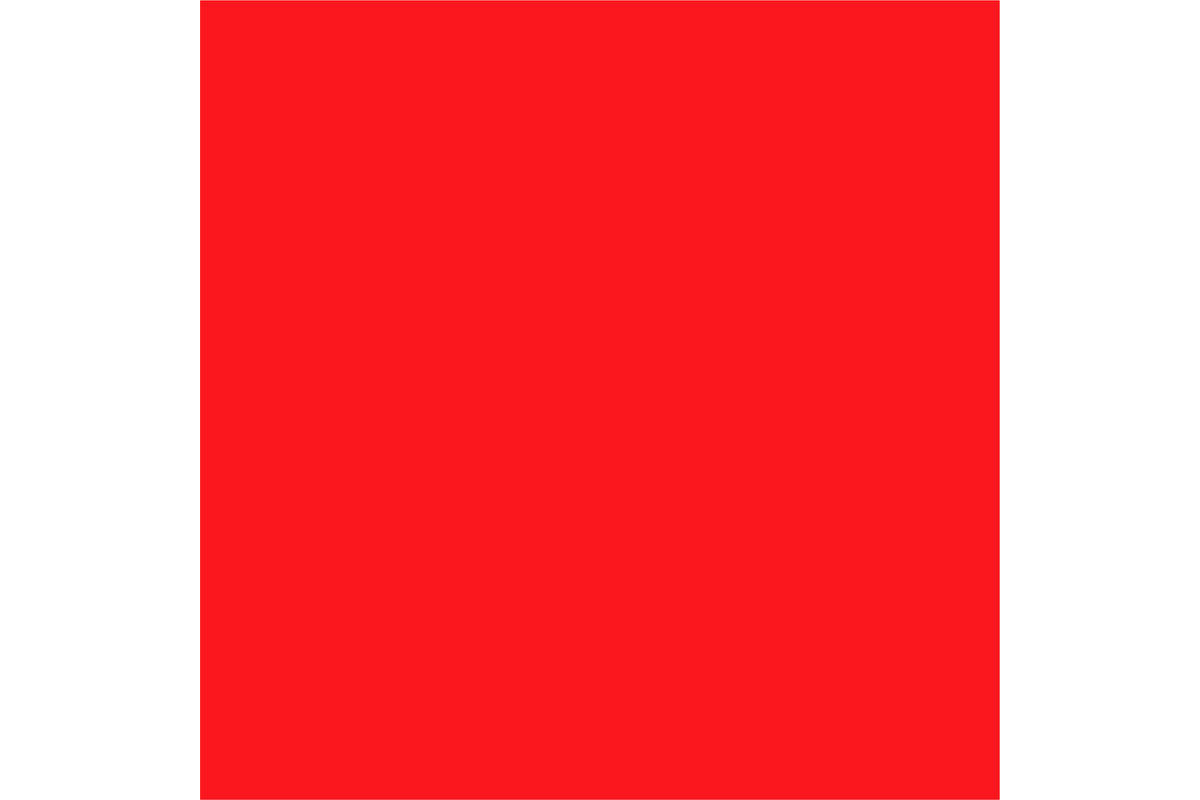 Plakfiguren vierkant 25 mm, rood 400 stuks